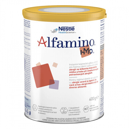 Dietary food for special medical purposes Alfamino Hmo, 400g, Nestle