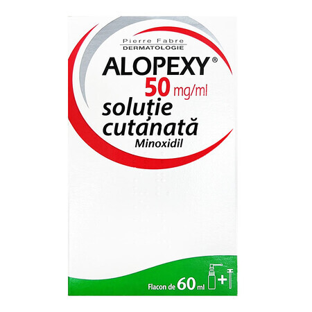 Alopexy 50mg/ml solutie cutanata, 60 ml, Pierre Fabre