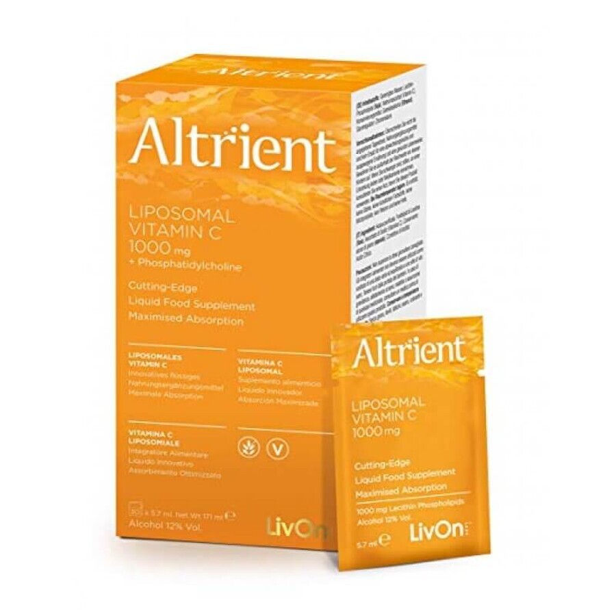 Altrient C 1000mg, Vitamine C Lipozomaal, 30 sachets, LivOn