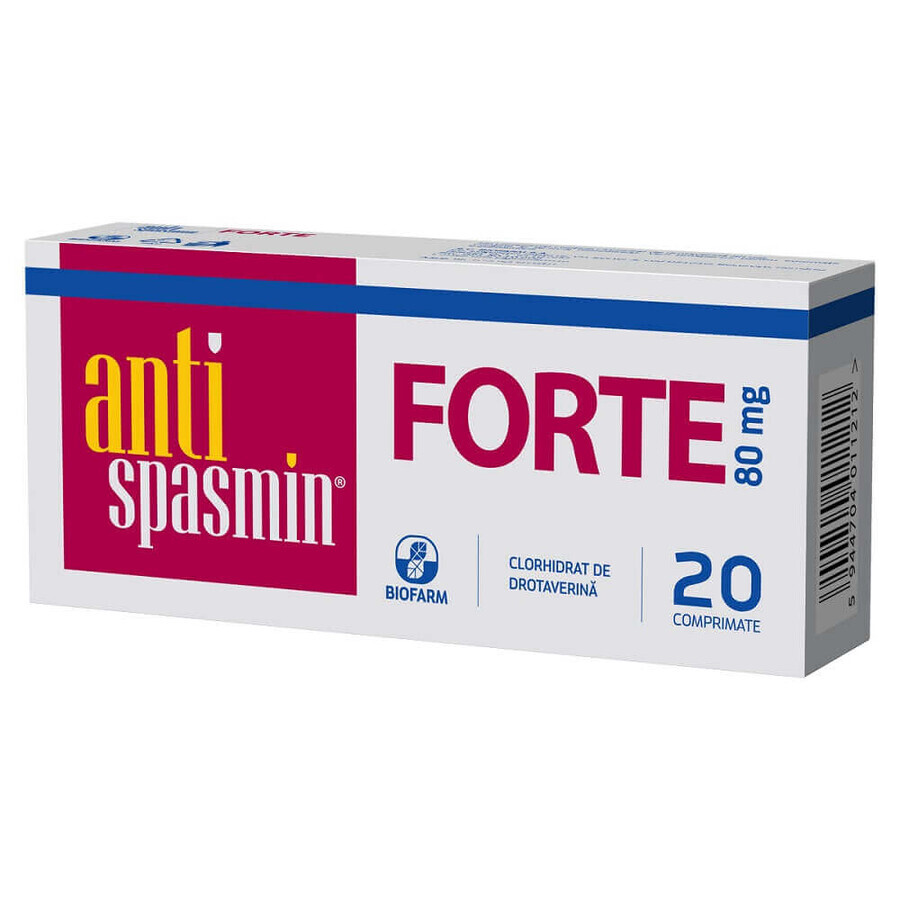 Antispasmin Forte, 20 tablets, Biofarm