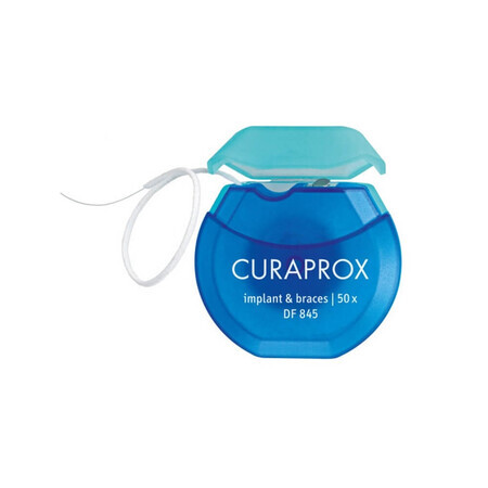 Curaprox Df 845 Implant & Braces Filo Interdentale Spugnoso, 1 Pezzo