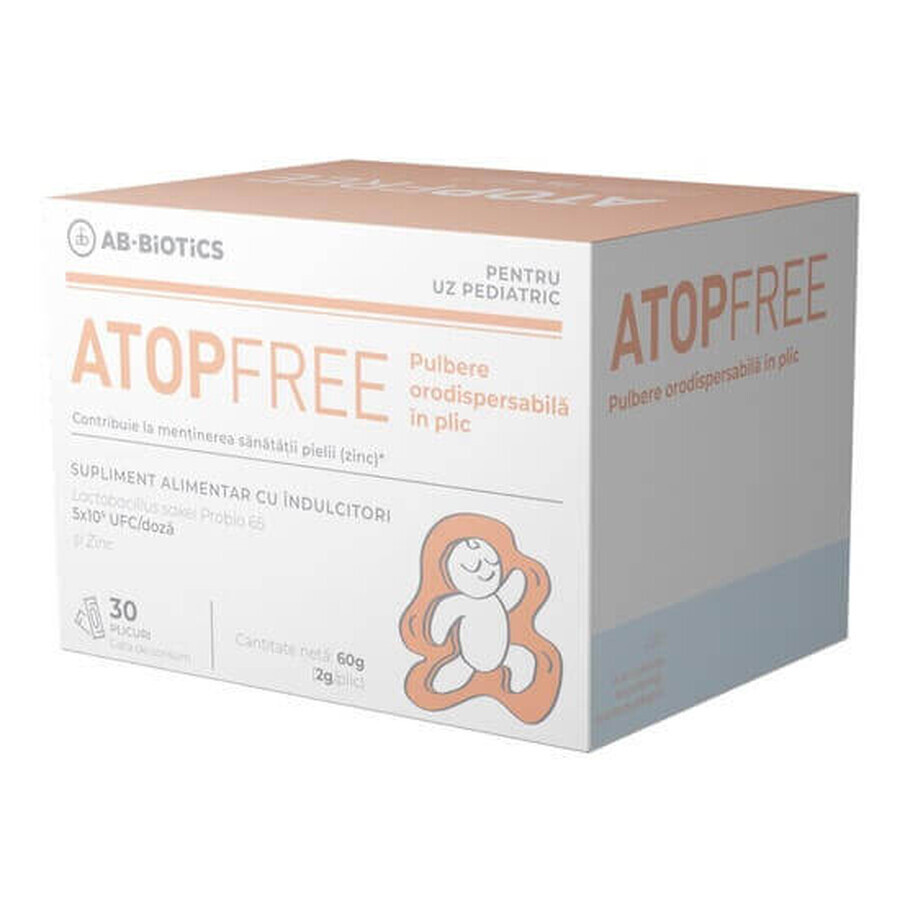 Atopfree pulbere orodispersabila, 30 plicuri, Ab-Biotics