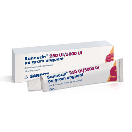 Unguento Baneocin, 20 g, Sandoz