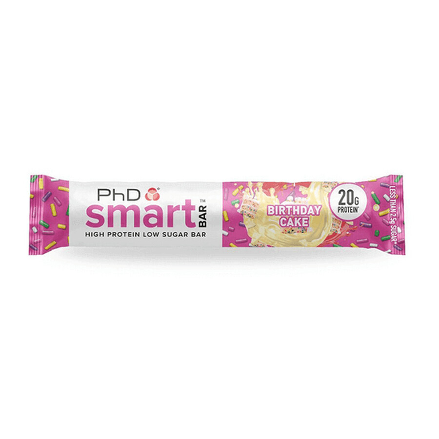 Barretta proteica Phd Smart Birthday Cake, 64 g, PhD Nutrition