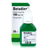 Betadine solution, 30 ml, Egis Pharmaceuticals