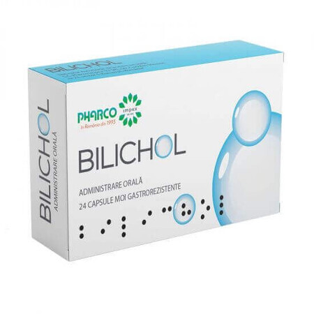 Bilichol, 24 capsule molli gastroresistenti, Pharco