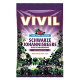 Caramelle senza zucchero con ribes nero e vitamina C, 60 g, Vivil