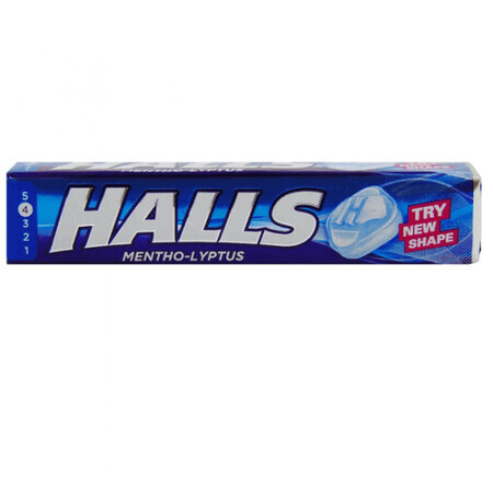 Halls Mentho-Lyptus candies, 9 pieces, Kraft Food