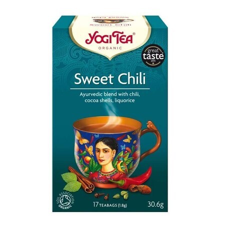 Ceai Sweet Chili, 17 plicuri, Yogi Tea