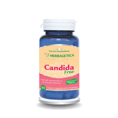 Candida Free, 60 capsule, Herbagetica