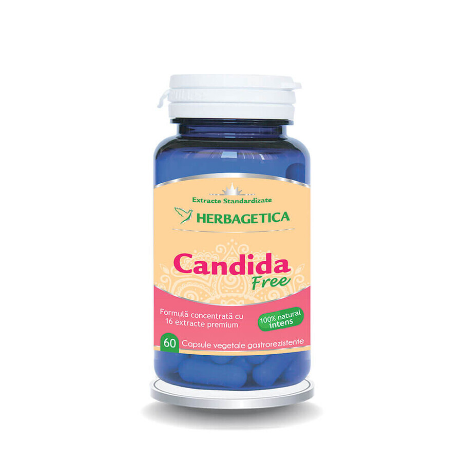 Candida Free, 60 capsule, Herbagetica