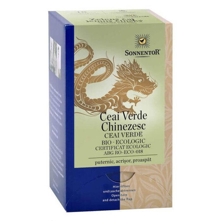 Té verde chino ecológico, 18 bolsitas, Sonnentor