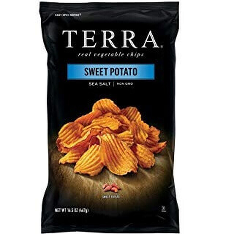 Sweet Potato Sea Salt Chips, 110 g, Terra