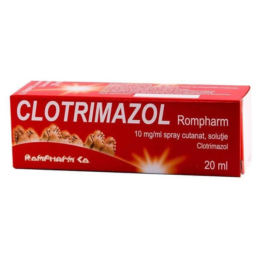 Clotrimazol-Spray 10 mg/ml, 20 ml, Rompharm