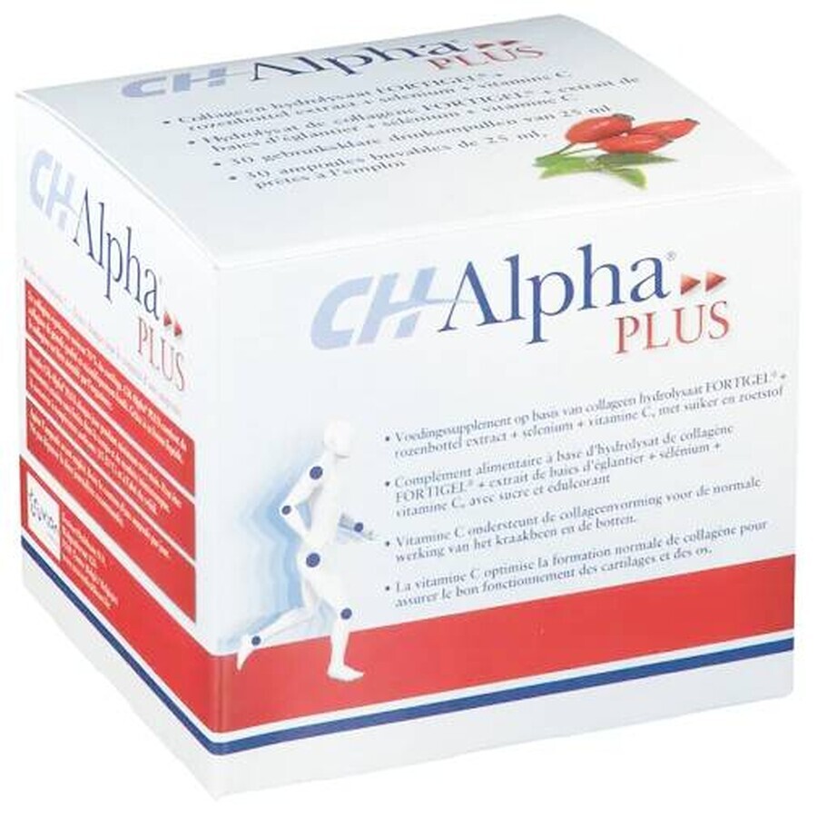 Flüssiges Kollagen Ch Alpha Plus, 30 Trinkfläschchen, Gelita Health