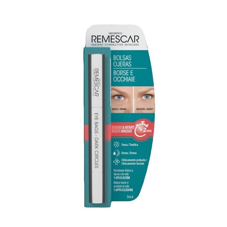 Remescar Stick Tonificante e Drenante per Borse e Occhiaie, 4ml