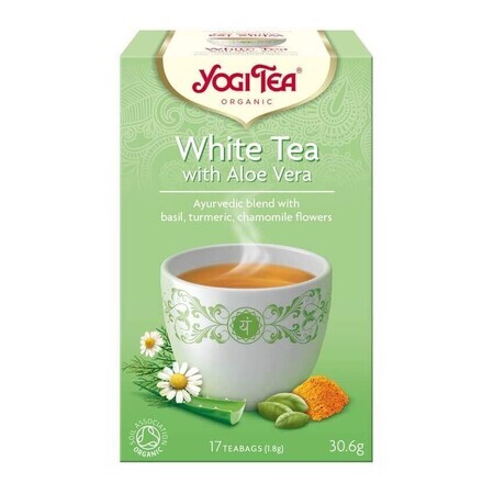 White Tea Tea, 17 bags, Yogi Tea