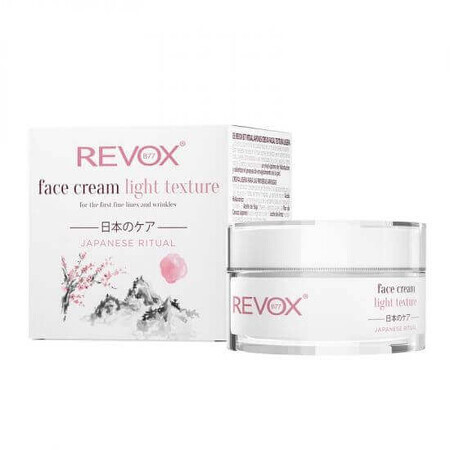 Crema viso texture leggera Japanese Ritual, 50 ml, Revox