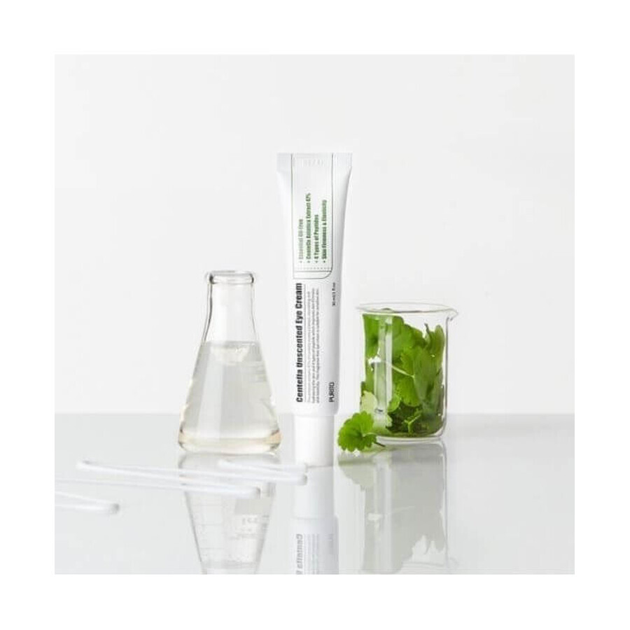  Centella Unscented Crema contorno occhi idratante e senza profumazione, 30 ml, Purito