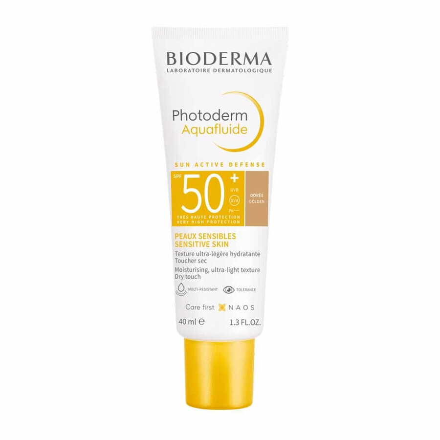 Bioderma Aquafluide Doree Photoderm Light Creme mit SPF50+ , 40 ml