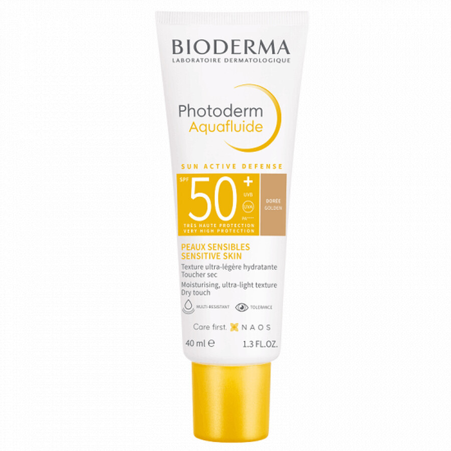 Bioderma Aquafluide Doree Photoderm Light Creme mit SPF50+ , 40 ml