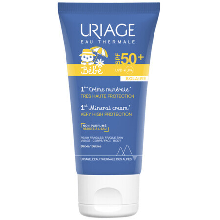 Bébé 1Er Crème Minérale Spf50+ Uriage 50ml