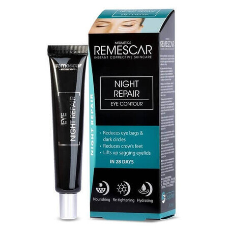 Repairing night cream for eye contour, 20 ml, Remescar