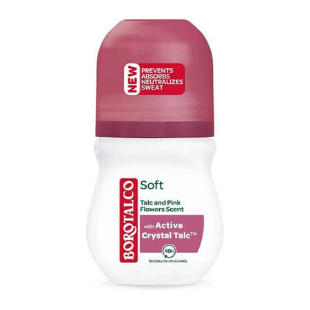 Deodorante roll-on Soft, 50 ml, Borotalco