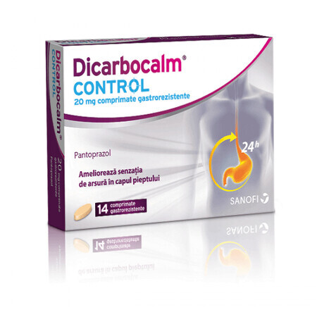 Dicarbocalm Control, 14 compresse gastroresistenti, Sanofi