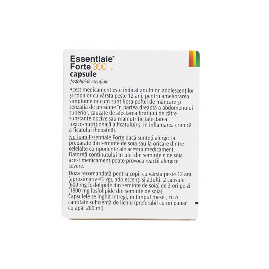 Essentiale Forte 300 mg, 50 capsule, Sanofi