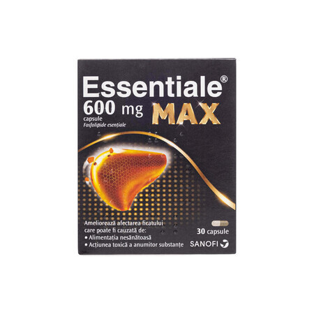 Essentiale MAX 600 mg, 30 capsules, Sanofi