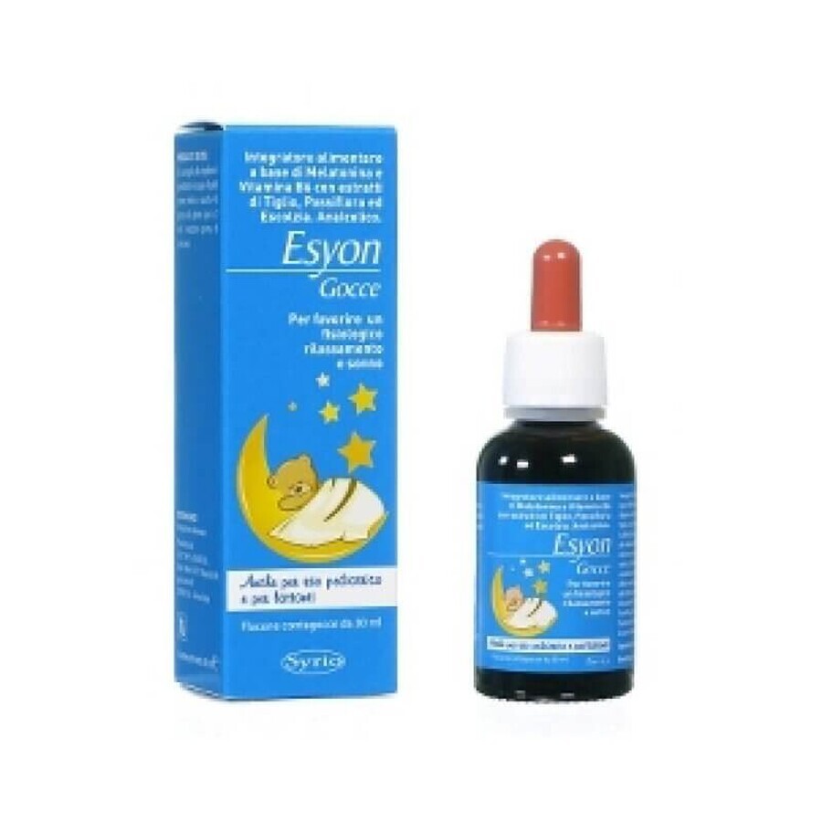 ESYON, Druppels voor een rustige slaap voor baby's, 30 ml, SYRIO