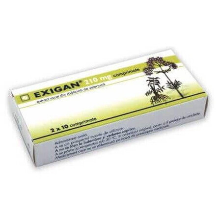 Exigan 210 mg, 20 compresse, Gedeon Richter Romania