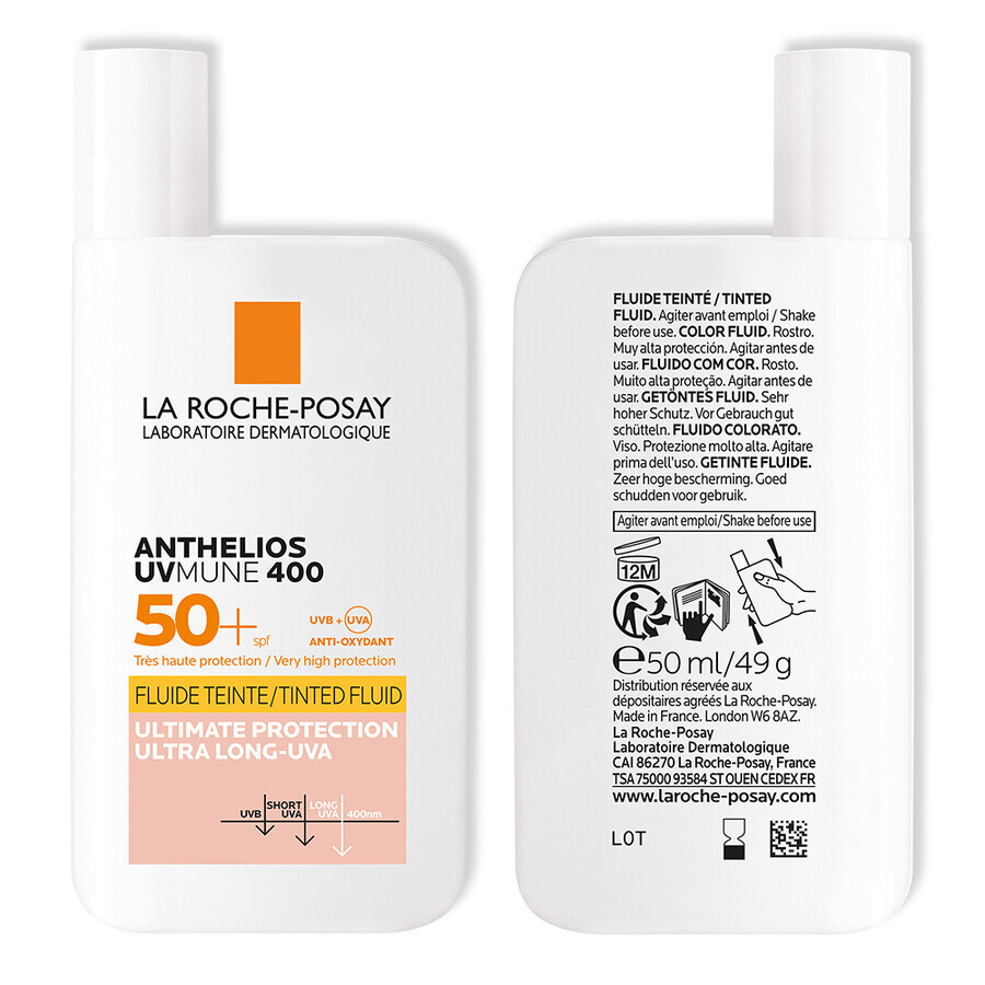 Anthelios UVMUNE 400 Fluido Colorato SPF50+ La Roche Posay 50ml