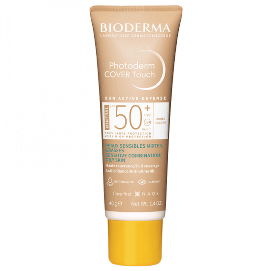 Photoderm Cover Touch Mineral Spf50+ Dorée Bioderma 40g