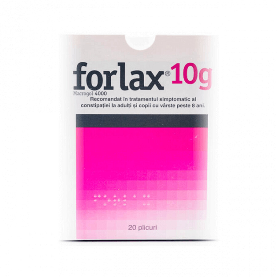 Forlax, 20 bustine, Beaufour Ipsen Industrie