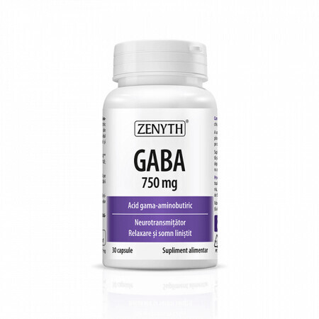 Gaba 750mg, 30 capsule, Zenyth