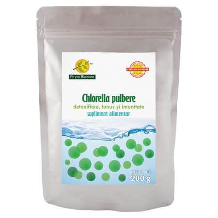 Chlorella powder, 200 g, Phyto Biocare