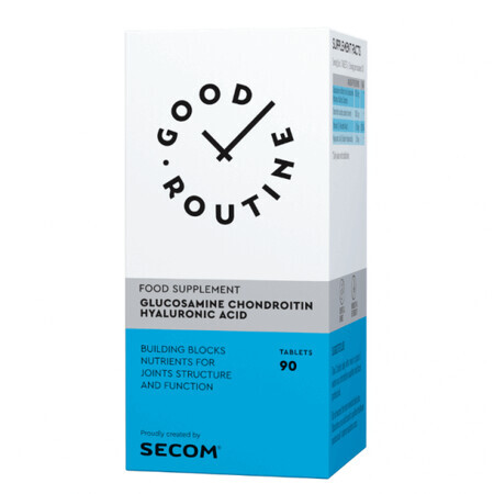 Glucosamine Chondroitin Hyaluronic Acid Good Routine, 90 tablets, Secom