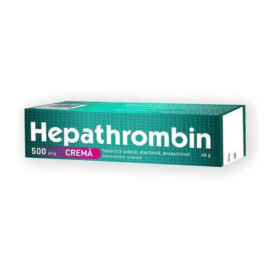 Hepathrombin cream 500 IU/g, 40 g, Hemofarm