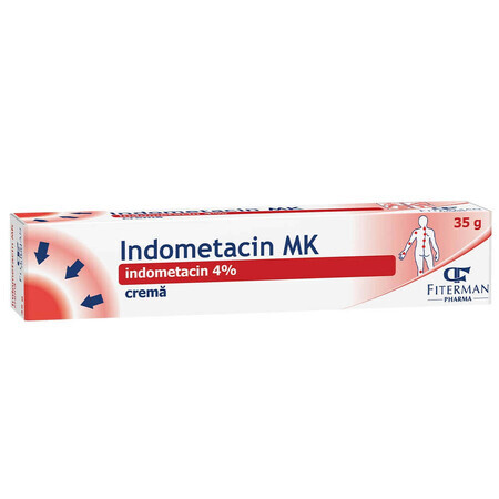 Crema di indometacina MK 40 mg/g, 35 g, Fiterman