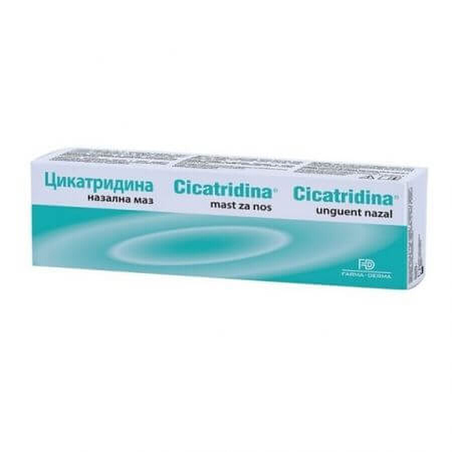 Cicatridine nasal ointment, 15 g, Farma-Derma Italia