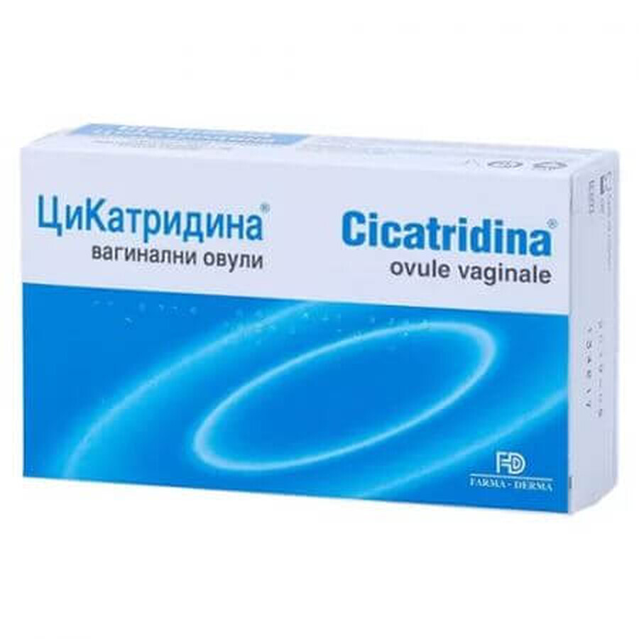 Cicatridine, 10 vaginal ovules, Farma-Derma Italy