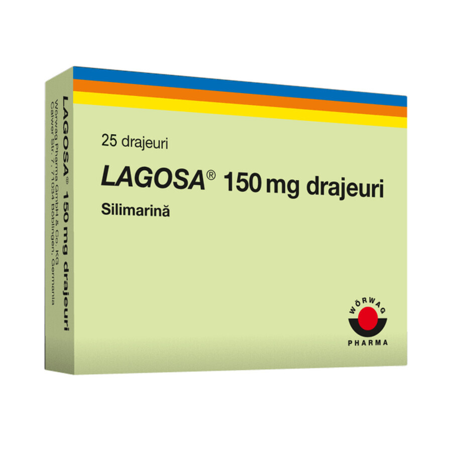 Lagosa 150 mg, 25 grageas, Worwag Pharma