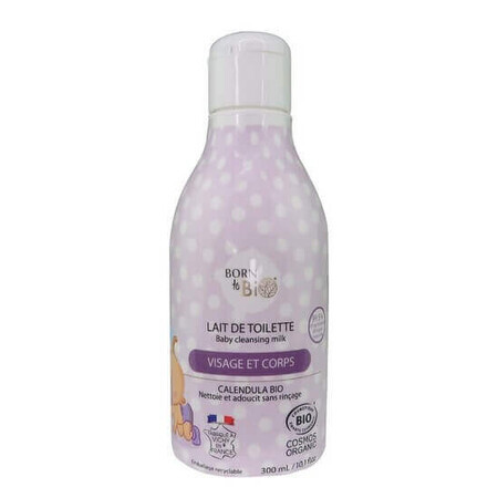 Bio Bebe Latte Detergente Viso e Corpo, 300 ml, Born to Bio