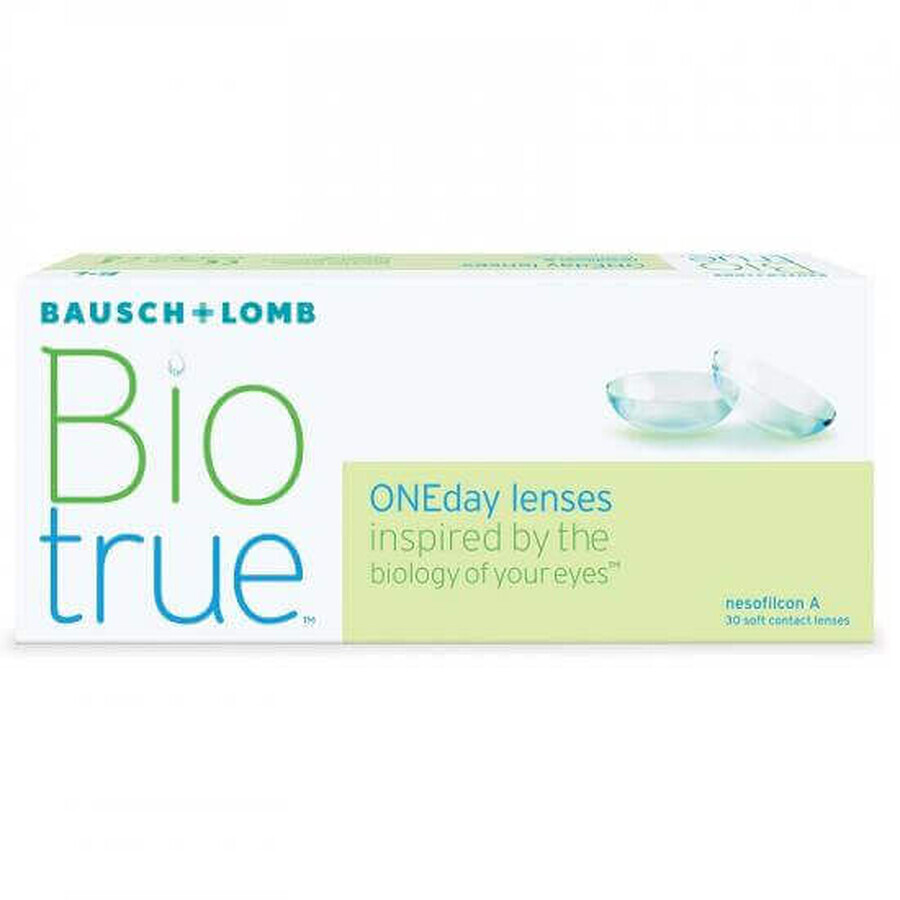 Lentes de contacto -3,00 Biotrue OneDay, 30 unidades, Bausch Lomb