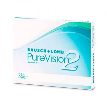 Lenti a contatto -3.25 PureVision 2HD, 3 pezzi, Bausch Lomb