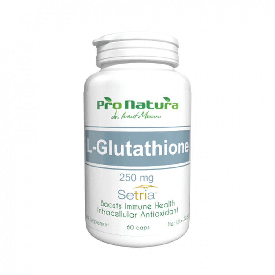 L-Glutation Setria 250mg, 60 capsule, Pro Natura