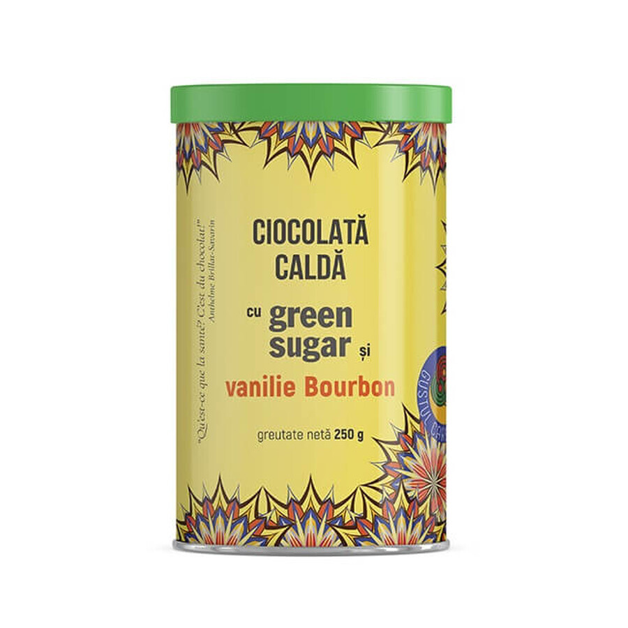 Chocolat chaud au sucre vert et à la vanille bourbon, 250g, Remedia