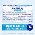 Magne B6 Premium, 100 mg/10 mg, 40 film-coated tablets, Sanofi